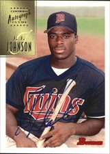 1997 Bowman Certified Blue Ink Autographs #CA69 J.J. Johnson 