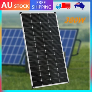 380W Solar Panels Kit 380 Watt 12V Mono Portable Home Caravan Camping Charging - Picture 1 of 12