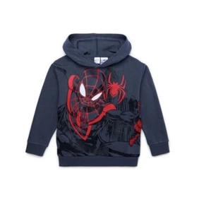 Marvel Spiderman Boys Character Hoodie Size 10/12 NWT - Picture 1 of 5