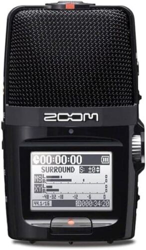 Zoom H2n Stereo/Surround-Sound Portable Recorder, 5 Built-In Microphones,...