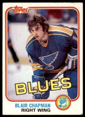 1981-82 Topps Blair Chapman B Hockey Cards #115 - Image 1 of 2