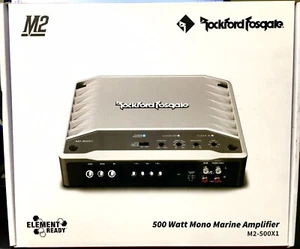 Rockford Fosgate M2-500X1 500 Watt Mono Marine Amplifier - Picture 1 of 2