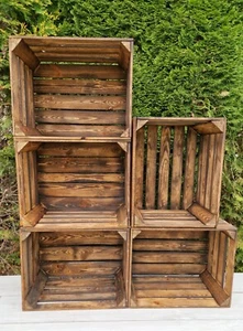 Gebrauchte Holzkisten, rustikale Apfelkiste, Obstkiste, stabil kisten 50x40x30cm - Bild 1 von 28