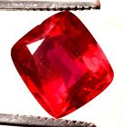 15.00 Cts. Natural Mozambique Red Ruby Cushion Shape Certified Gemstone