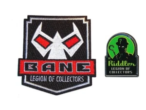Funko DC Comics Legion of Collector - Bane 2" Patch +  Riddler 1" Pin (Set of 2) - Picture 1 of 1