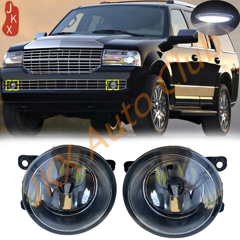 Par de luces antiniebla LED para parachoques delantero Lincoln Navigator 2007-2015 reemplazar n Foto 1 de 4