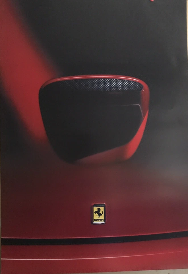 Ferrari 550 Hood Factory Produced Original. Extremely Rare Stunning Car Poster! - Image 1 of 1