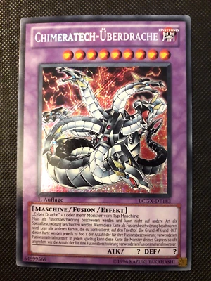Yu-Gi-Oh! Chimeratech-Überdrache, LCGX-DE183, SCR, 1. Auflage, Deutsch, NM - Bild 1 von 4