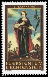 LIECHTENSTEIN 1310 - St. Katherine (pb85899) - Picture 1 of 1