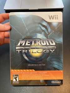 Metroid Prime Trilogy Nintendo Wii 2013 Game Complete W/ Manual Clean