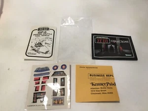 Star Wars Mini Rig ISP-6 Anleitung Stickerbogen Teil Booklet Survey ROTJ - Bild 1 von 9