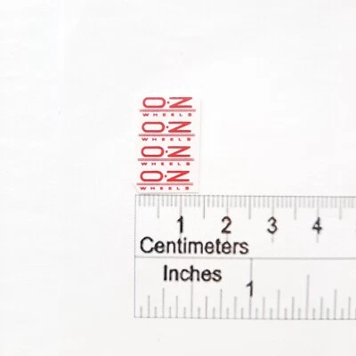 RC 1/10 Scale Wheels Stickers Decal Rim Car Drift Onroad Garage Miniature Body - Image 1 of 4