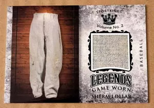 Sportkings Vol. 2020 2 Pantalones Sherm Lollar Game Worn - Yankees White Sox - Imagen 1 de 2