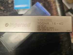 Ingersoll TDQNR 16-4D Indexable Tool Holder Rhombic Turning - Picture 1 of 7