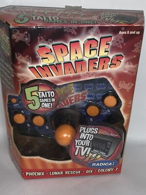 RADICA ARCADE LEGENDS SPACE INVADERS 5 TAITO GAMES IN ONE PLUG INTO TV NIB - Image 1 of 4