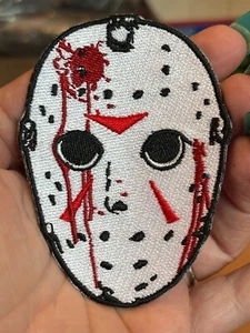 Horror Movie Characters JASON Embroidered Iron On Patch Friday 13t - Picture 1 of 1