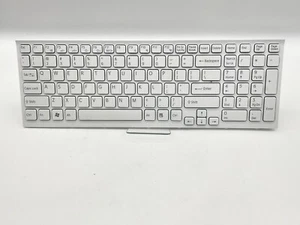 OEM Sony VAIO MP-09L23US-8861 148793221 Chicony White US Keyboard - Picture 1 of 3