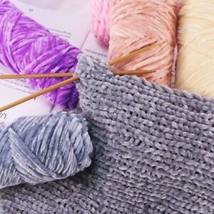 Thick line Chenille Wool line Cotton Thread Velvet Knitting Wool  Doll