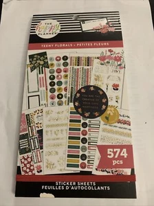 Happy Planner Sticker Value Pack 30/Sheets-Teeny Florals 574 Pieces - Picture 1 of 3