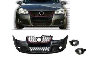 Paraurti anteriore Golf 5 GTI dal 2003 al 2008 ABS nuovo completo fendinebbia - Foto 1 di 2