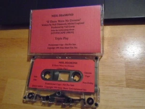 RARE PROMO Neil Diamond CASSETTE TAPE If There Were No Dreams '91 michel legrand - Picture 1 of 2