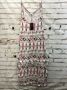 Lascana Venus Stretch Tie Waist Romper Skirt Aztec Pattern Women’s Size 8 New - Picture 1 of 14
