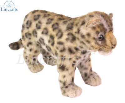 Hansa Standing Amur Leopard Cub 7967 Soft Toy Sold by Lincrafts UK Est.1993 - image 1 of 4
