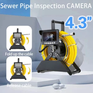 Telecamera fognaria MAOTEWANG 98,4 piedi/30 m telecamera ispezione tubi HD scarico monitor 4,3"" - Foto 1 di 14