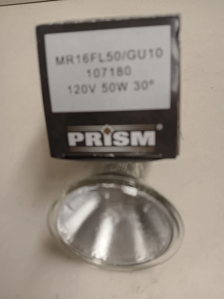 HALCO PRISM 107180 120V 50W MR16FL50/L/GU10 HALO LAMP - Image 1 of 1
