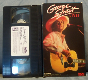 GEORGE STRAIRT LIVE! (VHS,1988) SLIP SLEEVE