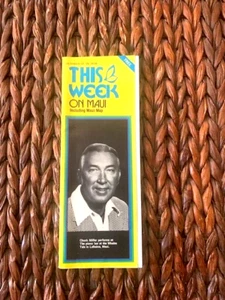 Diese Woche in Maui, Hawaii 13.-19. Oktober 1978 Kanapali, Maui, Lahaina Karten Geschichte - Bild 1 von 3