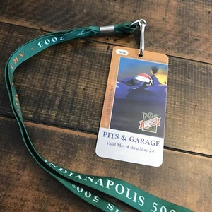 2003 Indianapolis Motor Speedway Indy 500 Pit Badge With Lanyard #5656 - Picture 1 of 4