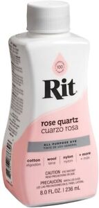 Rit Dye Liquid 8oz - All Purpose Dye - Same Day Shipping (Rose Quartz)