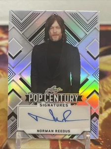 Norman Reedus 2022 Leaf Metal Pop Century AUTO #/65 Refractor - Picture 1 of 2