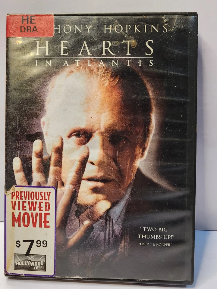 Hearts in Atlantis DVD 2001 Anthony Hopkins Scott Hicks Director - Image 1 of 3