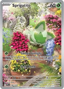 Sprigatito - 196/193 - Pokemon Paldea Evolved Illustration Rare Card NM - Picture 1 of 1