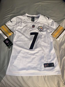 Nike On Field NWT Womens Ben Roethlisberger #7 Jersey Sz S Pittsburgh Steelers - Picture 1 of 9