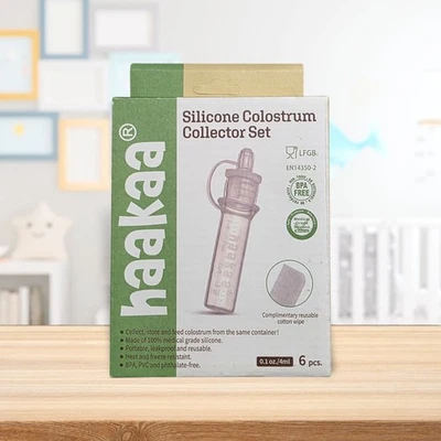 Haakaa Silicone Colostrum Collector Set 6-Pack with Travel Case - Image 1 of 4