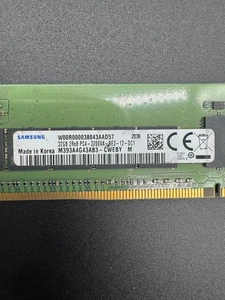 RAM SAMSUNG 32GB 2Rx8 PC4-3200AA - Picture 1 of 3