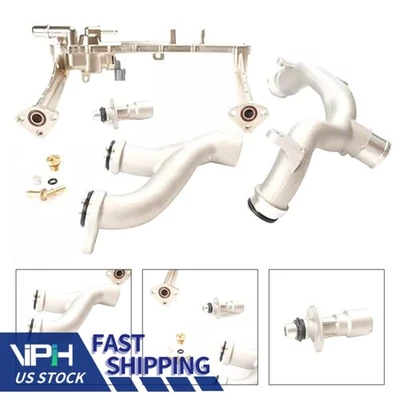 NEW 2024 Upgraded Metal Coolant Water Pipe System Kit 3.0 For Jaguar XE XF XJ - Image 1 of 4
