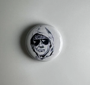 Ted Kaczynski Unabomber 1" Button U009B Badge Pin - Picture 1 of 2