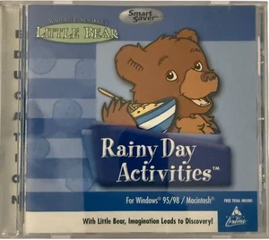 Little Bear Rainy Day Activities CD Windows Créativité Jeux de Mémoire NON TESTÉ - Photo 1/7