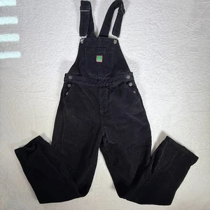 Empyre Jumpsuit Womens Sz S Suzie Corduroy Overalls Y2K Carpenter Relaxed Black - Picture 1 of 11