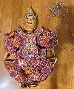 Vintage Handmade Thai Marionette - Picture 1 of 4