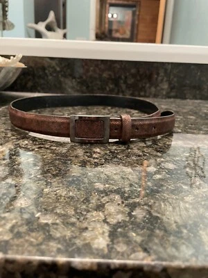 Cinturón de cuero Carlisle para mujer color bronce M Foto 1 de 3