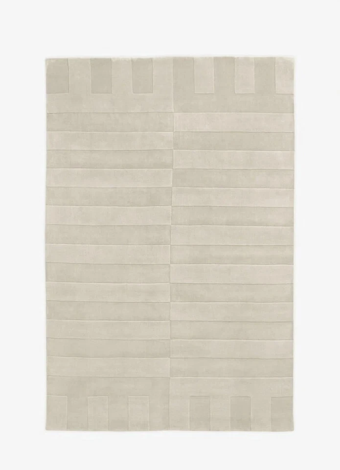 Alfombra de lana acolchada a mano - Diseño abstracto moderno, calidad hecha a mano premium Foto 1 de 1