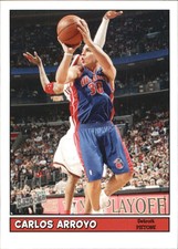 2005-06 Topps Bazooka Detroit Pistons Basketball Card #153 Carlos Arroyo