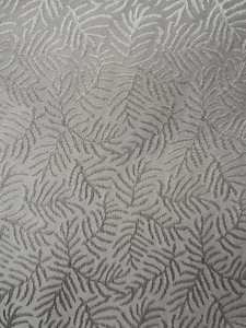 IVORY "LEAF" FIGURED BROCADE - Picture 1 of 2