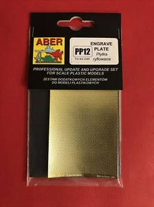 Aber PP12 Engrave plate (88 x 57mm) - pattern 12 - Picture 1 of 2