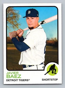 JAVIER BAEZ 2022 TOPPS HERITAGE TIGERS - Foto 1 di 2